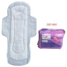 OEM 280mm Super Absorbent Winged Sanitary Pads Disposable Cotton Sanitary Napkins Cheap